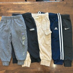 Lot of 5 Active Jogger Pants Size 3T